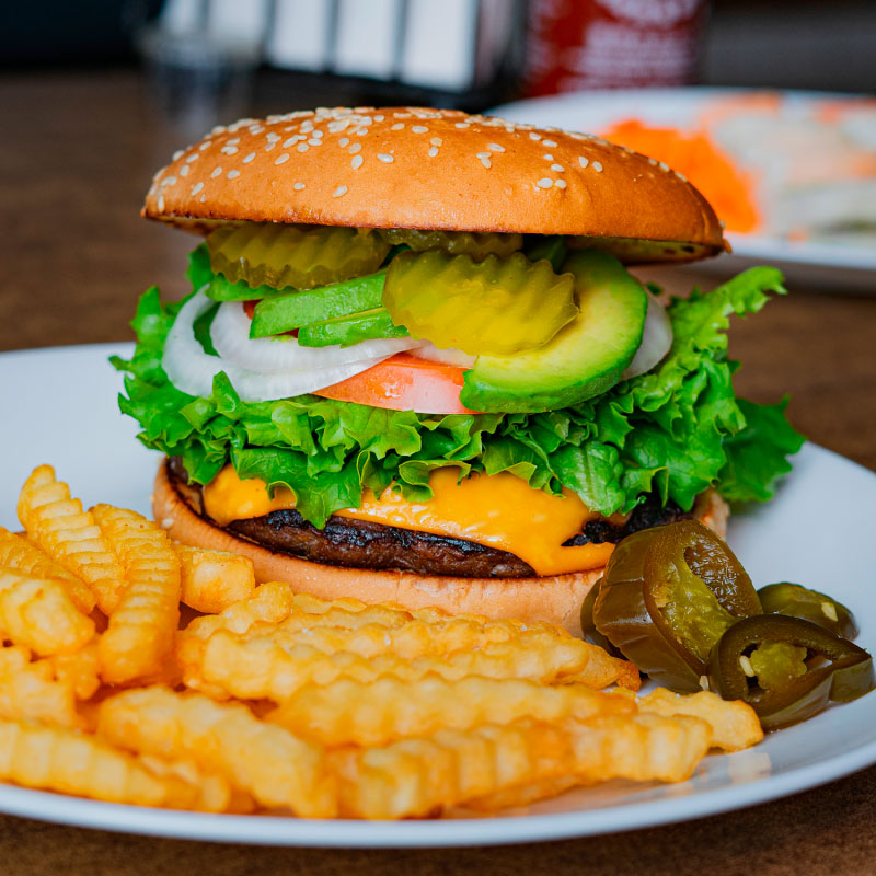 Hamburgesa Sirloin de OpenPush Caborca